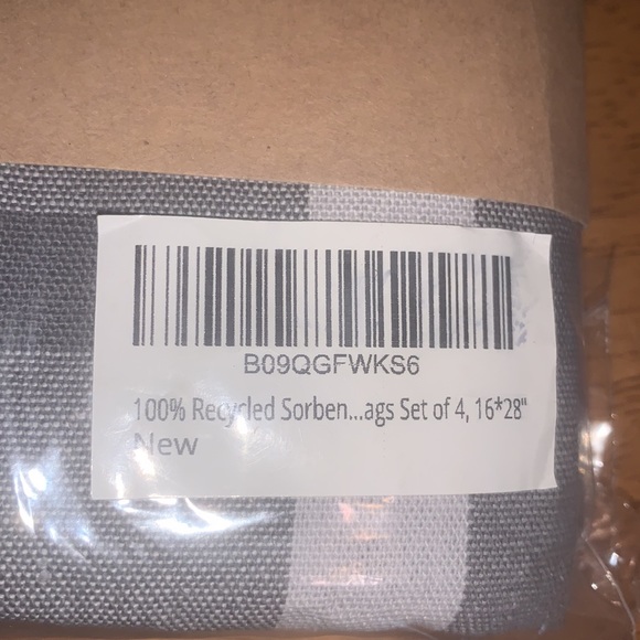 Quiltina New In Package set of four placemats, gray checkered 100% cotton BOGO 🌻 - Picture 4 of 13